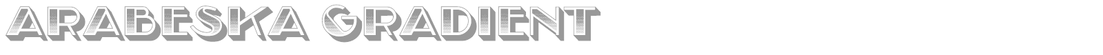 Arabeska font preview