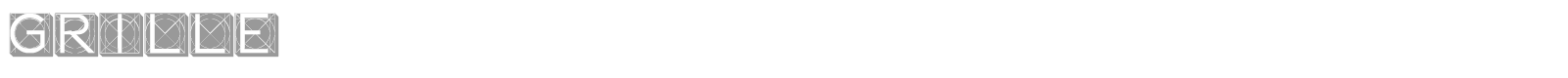 Grille font preview