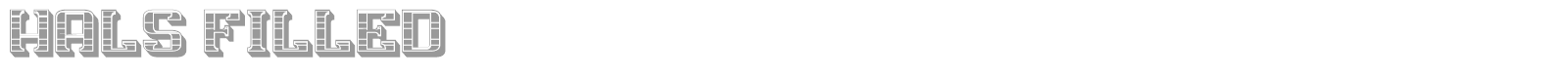 Hals font preview