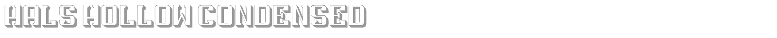Hals font preview
