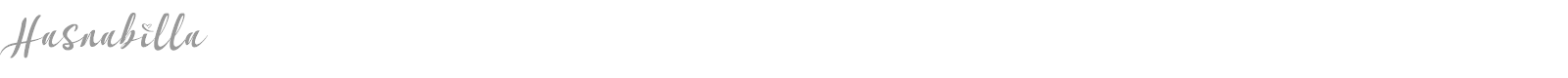 Hasnabilla font preview