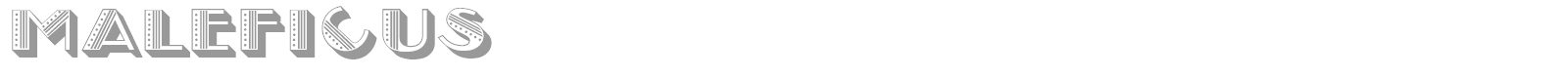 Maleficus font preview