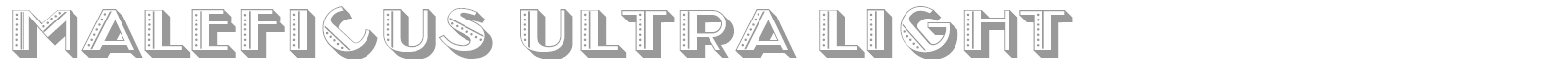 Maleficus font preview