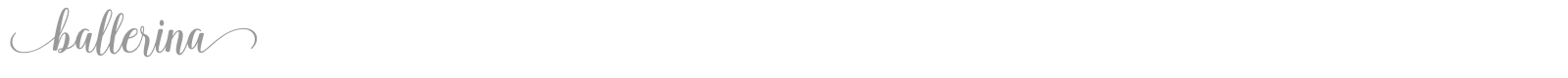Ballerina font preview