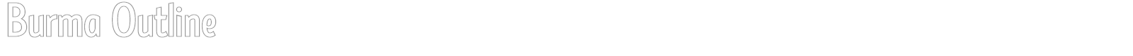 Burma font preview