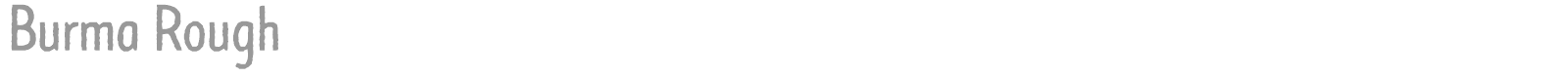 Burma font preview