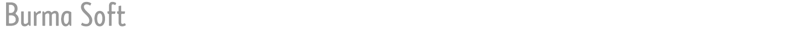 Burma font preview