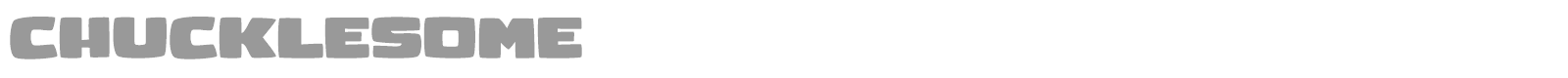 Chucklesome font preview