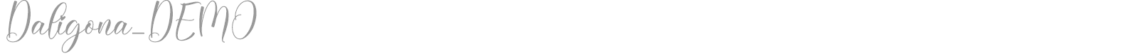 Daligona font preview
