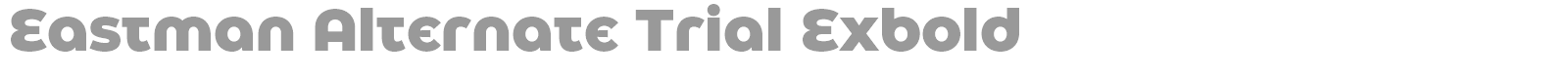 Eastman Alternate font preview
