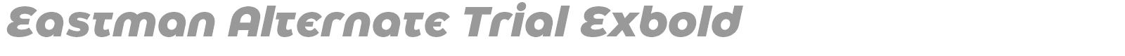Eastman Alternate font preview
