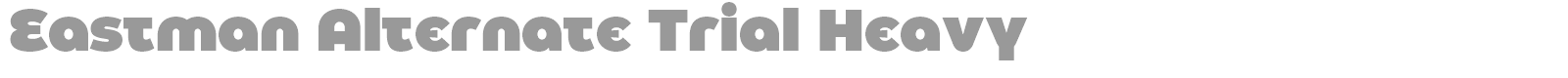 Eastman Alternate font preview
