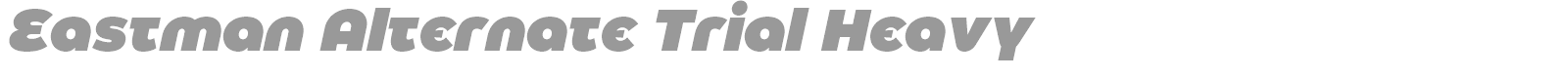 Eastman Alternate font preview