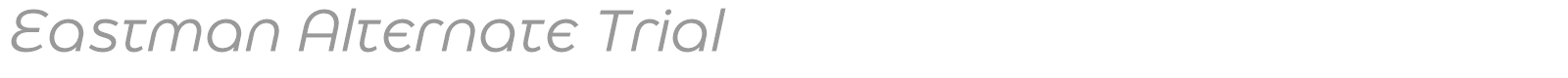 Eastman Alternate font preview
