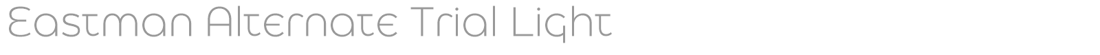 Eastman Alternate font preview