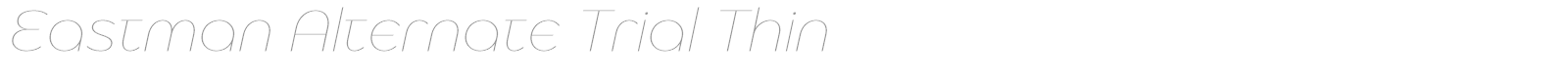 Eastman Alternate font preview