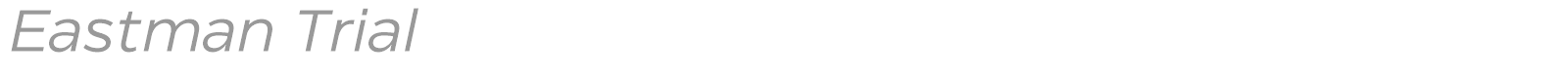 Eastman font preview