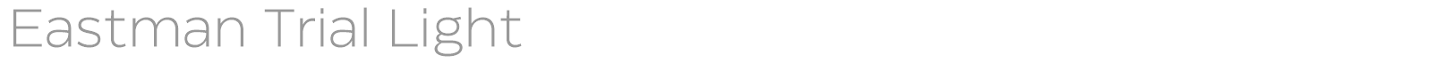 Eastman font preview