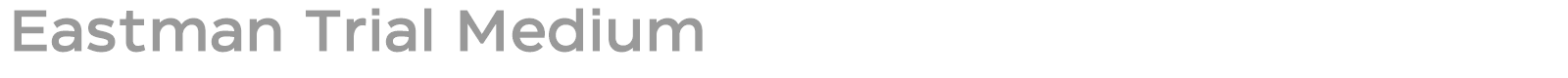 Eastman font preview
