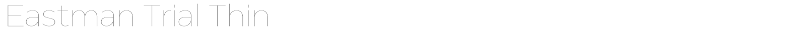 Eastman font preview
