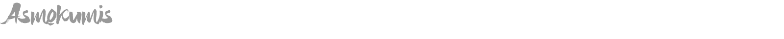 Asmokumis font preview