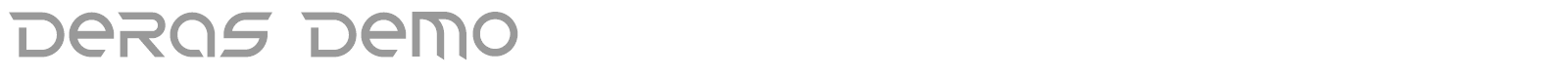Deras font preview