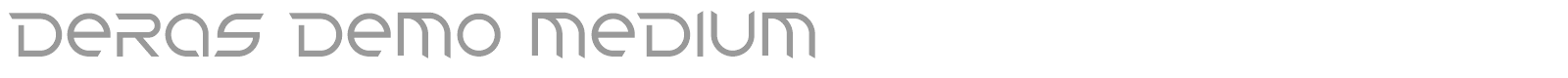 Deras font preview