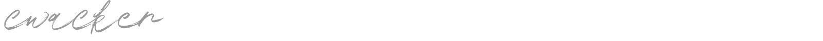 Cwacker font preview