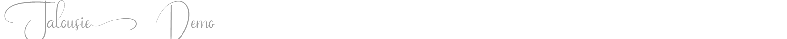 Jalousie font preview