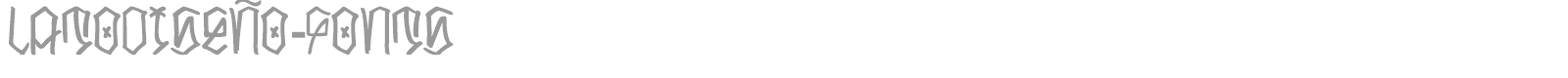 Latodise�o font preview