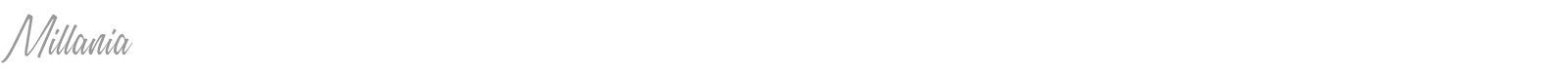 Millania font preview