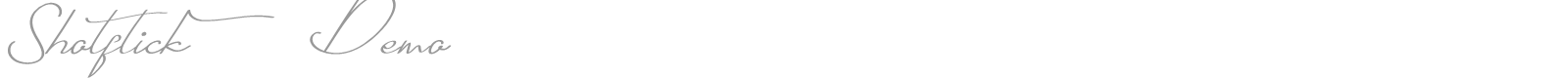 Shotflick font preview