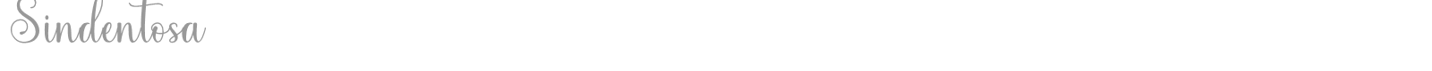Sindentosa font preview