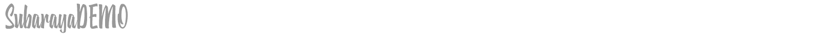 Subaraya font preview