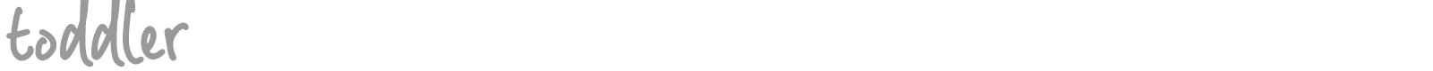 Toddler font preview