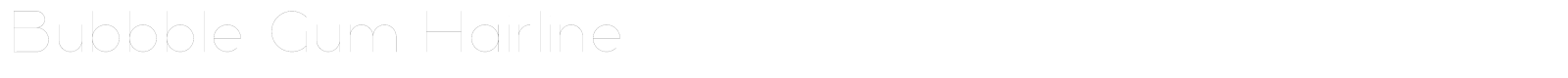 Bubbble Gum font preview