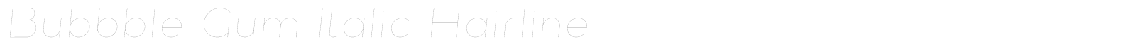 Bubbble Gum font preview