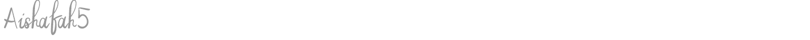 Aishafah font preview