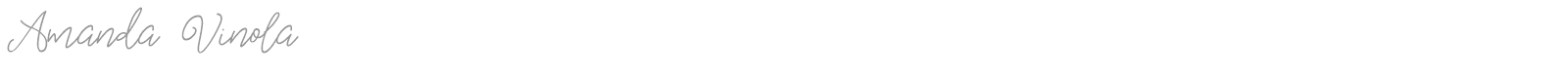 Amanda Vinola font preview