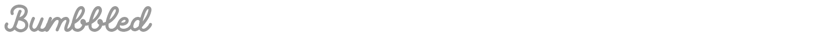 Bumbbled font preview