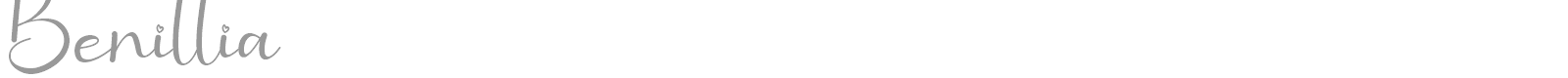 Benillia font preview