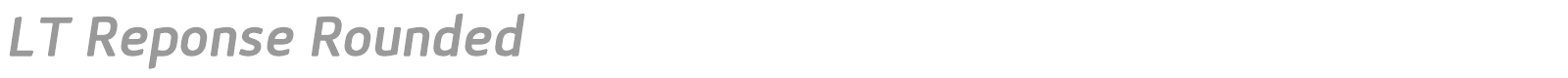 LT Reponse font preview