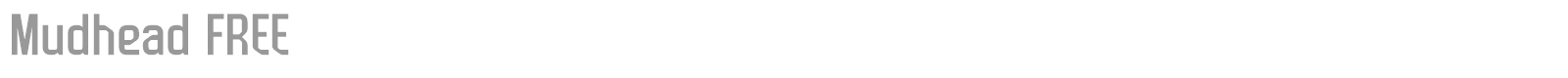 Mudhead font preview