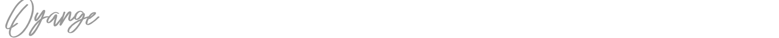 Oyange font preview
