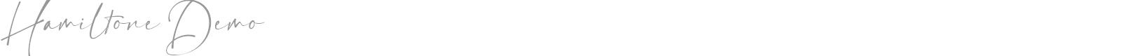 Hamiltone font preview