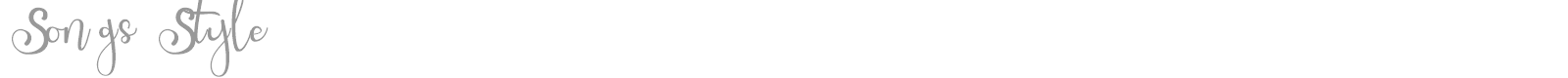 Songs Style font preview