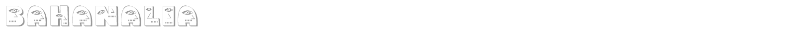 Bahanalia font preview