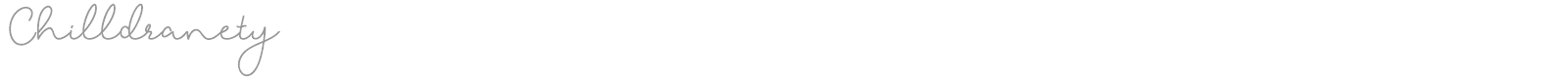 Chilldranety font preview