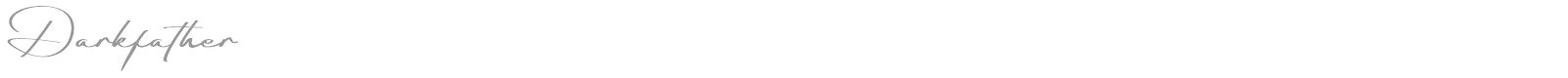 Darkfather font preview