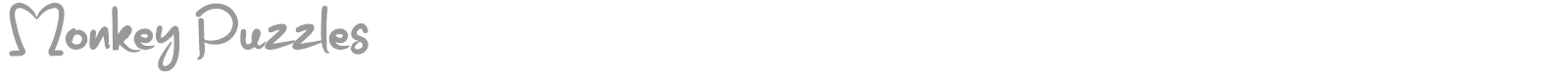 Monkey Puzzles font preview